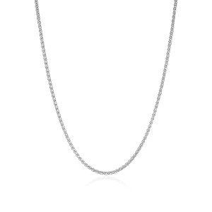 Lantisor argint rodiat impletit 45 cm DiAmanti SPIGA-TRIPLA025-45cm-SL (Argint 925‰ 2 g.)